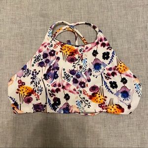 Jolyn floral bikini top